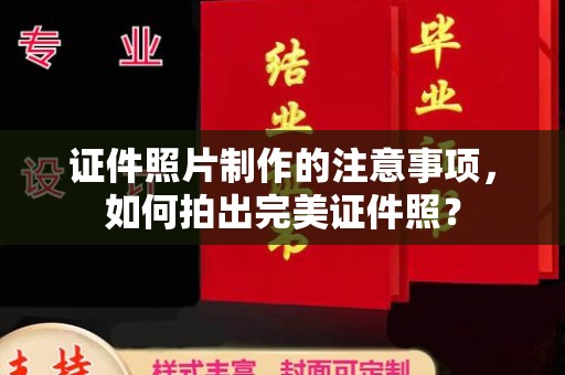 招远证件照片制作的注意事项，如何拍出完美证件照？
